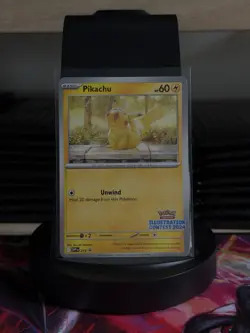 Pokemon Pikachu SVP: Illustration Contest 2024 Promo Card SVP 214 60 HP - Image 1
