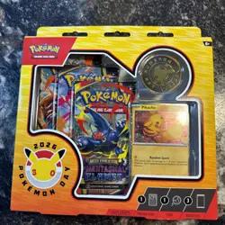 2026 Pokemon Day Collection - 30th Anniversary Promo Set Includes 3 Packs & Coin - Image 1
