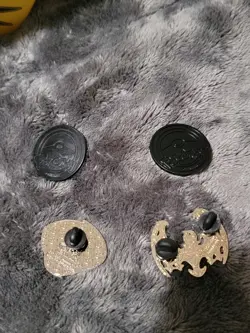 Pokemon Offical Lunala and Team Skull Pins With offical Pokemon coins - Image 2