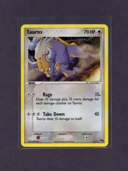 Tauros 5/017 POP Series 2 Holo Pokemon - Image 1