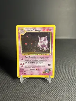 Pokemon TCG Sabrina's Gengar 14/132 Gym Heroes Holo HP - Image 1