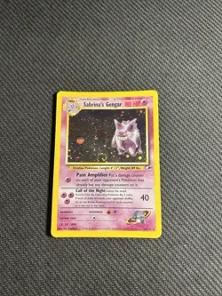 Pokemon TCG Sabrina's Gengar 14/132 Gym Heroes Holo HP - Image 3