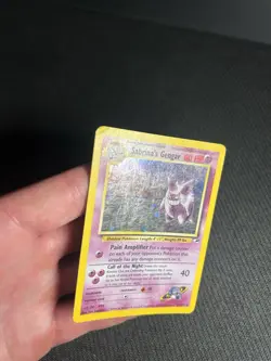 Pokemon TCG Sabrina's Gengar 14/132 Gym Heroes Holo HP - Image 4