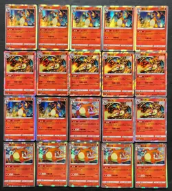 20*Lot 2023/2024 Pokemon TCG S-Chinese with 3 different Charizard R Holo JD90 - Image 1