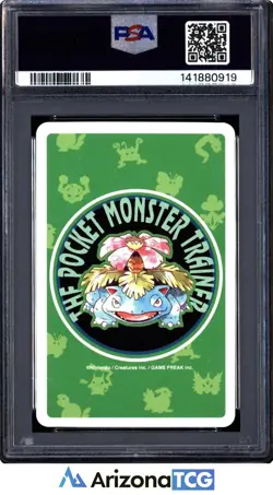 Pokemon 1996 Mewtwo Ace Of Spades 150 Green Playing Cards Japanese GEM MT PSA 10 - Image 2