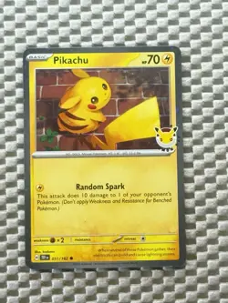 Pikachu 051 /162 Promo 2026 Pokemon Day Stamped English Near Mint #3 - Image 3