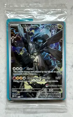 N's Zekrom Pokemon Center Exclusive Stamped SEALED Promo Ascended Heroes PC ETB - Image 2