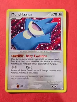 2009 Pokemon Platinum Rising Rivals #69 Munchlax, C, NF/H, cd3 - Image 1