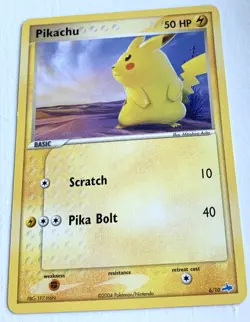 Pokemon Pikachu 50 HP Common Card EX Sandstorm 72/100 Regular English - Image 1