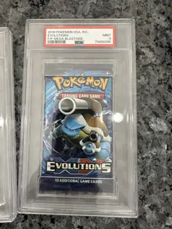 2016 POKEMON XY Evolutions 3x FOIL PACK Charizard Blastoise Venusaur PSA 9 Mint - Image 4