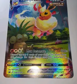 Oversized Pokemon Flareon VMAX SWSH180 Sword & Shield Promo Full Art Holo 320 HP - Image 2