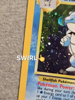 Pokemon TCG Blastoise Base Set 2 2/130 Holo Unlimited Holo Rare SWIRL - Image 3