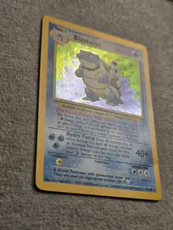 Pokemon TCG Blastoise Base Set 2 2/130 Holo Unlimited Holo Rare SWIRL - Image 4
