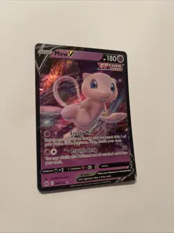 Pokemon TCG Mew V 060/159 Fusion Strike Ultra Rare Holo Card NM - Image 4