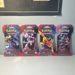 Pokemon Scarlet & Violet Destined Rivals Booster Pack Sleeved Art Set - Image 1