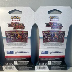 Pokemon Scarlet & Violet Destined Rivals Booster Pack Sleeved Art Set - Image 4