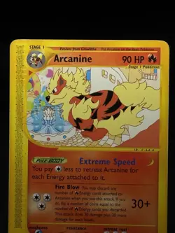 Arcanine 002/147 Aquapolis Non Holo Rare E Reader Pokemon TCG - Image 4