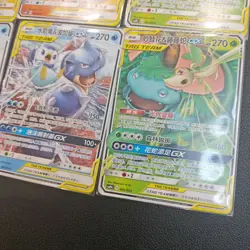 6*Lot Pokemon TAG TEAM Charizard & Braixen GX/Blastoise & Piplup GX #32 KB72 - Image 2