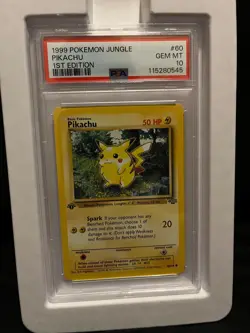 Pokemon Pikachu Jungle 1st Edition #60 PSA 10 Gem Mint - Image 1