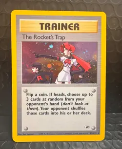 The Rocket's Trap 19/132 Holo Rare Pokemon TCG - Image 1