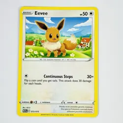 Eevee 013/015 McDonald's 2024 Regular Pokemon Fast Shipping wSleeve & Top Laoder - Image 1