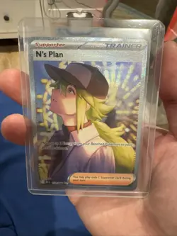 Pokemon N's Plan Trainer Full Art Special Illustration Rare Holo 170/086 - Image 2