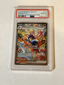 Pokemon Greninja ex 214/167 Special Illustration Rare Holo PSA 10 - Image 1