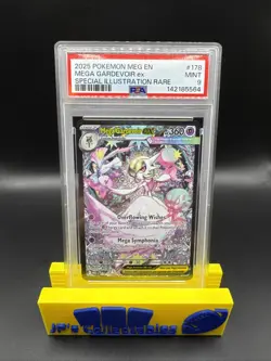 2025 POKEMON MEG EN-MEGA EVOLUTION #178 MEGA GARDEVOIR EX SIR PSA 9 - Image 1