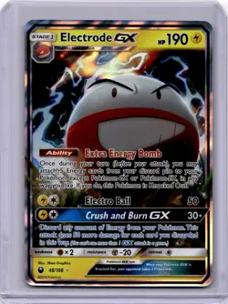 Pokemon Electrode GX Ultra Rare SM - Celestial Storm 48/168 NM - Image 1