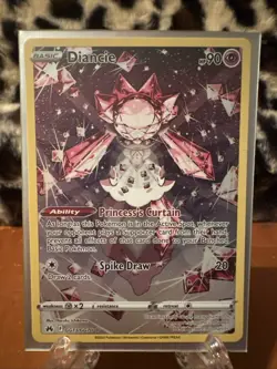 Diancie GG13/GG70 Ultra Rare Crown Zenith Pokemon Card - NM Near Mint - Image 1