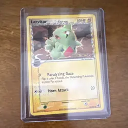 Pokemon TCG Larvitar Delta Species 52/101 Dragon Frontiers Reverse Holo 50 HP E… - Image 1