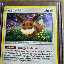 2017 Pokemon Eevee Common Holo Sun & Moon 101/149 HP/Damaged - Image 2