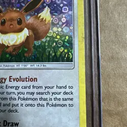2017 Pokemon Eevee Common Holo Sun & Moon 101/149 HP/Damaged - Image 3