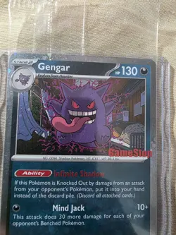 Gengar 050/088 Me03: Perfect Order Pokemon TCG Rare Gamestop Promo Sealed - Image 3