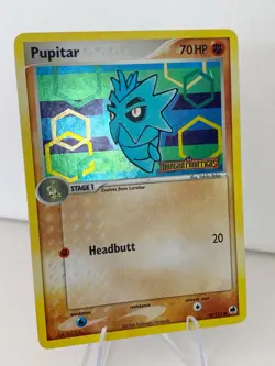 Pupitar - Dragon Frontiers - 58/101 - Reverse Holo - Stamped - Pokemon TCG - LP - Image 3
