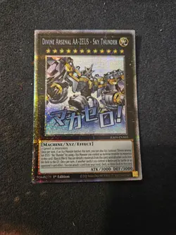 Yu-Gi-Oh! Divine Arsenal AA-ZEUS - Sky Thunder 1st Ed Starlight Rare RA05-EN103 - Image 1