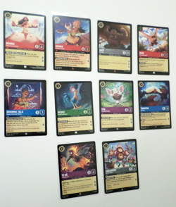 Disney Lorcana Theme Lot - Moana Theme Lot of 10 Cards - Moana, Maui - Image 2