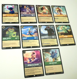 Disney Lorcana Theme Lot - Lilo and Stitch Theme Lot 10 Cards - Image 1