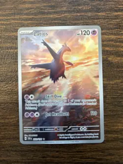 Pokemon TCG Latios 203/191 S&V Surging Sparks FA Illustration Rare Holo Card - Image 1