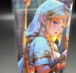 P Zelda Anime Waifu Card Doujin ACG Goddess Holo - Image 2
