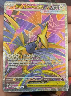 Mega Skarmory ex 106/088 Perfect Order Ultra Rare Full Art Pokemon TCG Card - Image 1