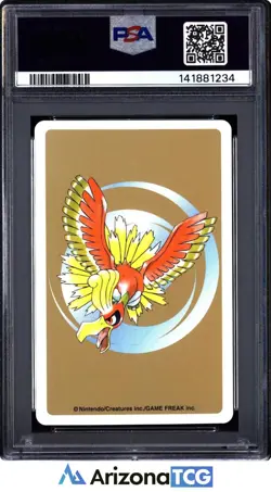 Pokemon 2000 Entei 244 7 Hearts Gold Playing Cards Japanese GEM MINT PSA 10 - Image 2