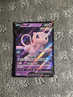 Mew V 060/159 Holo V Rare Crown Zenith Pokemon Near Mint SWSH CARD TCG NM - Image 1