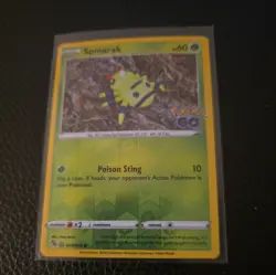 Spinarak,Bidoof, & Numel (peelable ditto cards) from pokemon go set - Image 2