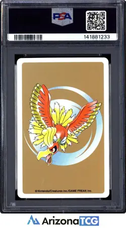 Pokemon 2000 Tentacruel 073 6 Of Hearts Gold Playing Cards Japanese PSA 9 - Image 2