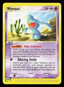 Wynaut 54/100 Uncommon EX Sandstorm Pokemon Card - Image 1