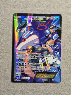 Pokemon Team Aqua's Kyogre EX Ultra Rare Holo Full Art Card 6/34 Double Crisis - Image 1