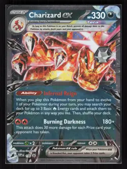 Charizard ex Holo Promo Pokemon SV: Scarlet & Violet Promo Cards 196 NM - Image 1