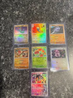 Pokemon Prismatic Evolutions Master Ball Lot Of 7 English TCG Cards - Image 1