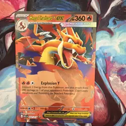 Mega Charizard Y Ex Ascended Heroes 022/217 Holo Rare Pokemon Card NM - Image 2